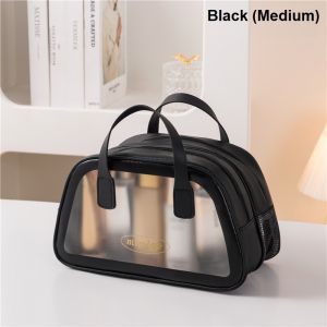 Keep Toiletries and Cosmetics Organized Outdoors with the Portable Double-Layer Bag B15