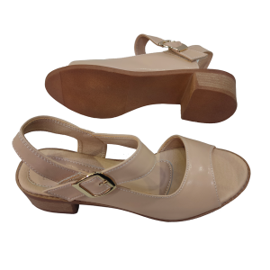 Giày Sandal Nữ Cao Gót HA NAM Da Bò Thật Thời Trang Cao Cấp 3cm DNU2132a