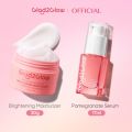 【PROXIE'S PICK】Glad2Glow Pomegranate  Niacinamide Pomegranate Brightening Moisturizer มอยเจอไรเซอร์ทับทิม 5%ไนอะซินาไมด์ พาวเวอร์ ไบรท์ (มอยส์ผิวใส) เติมความสดใสให้ผิวอย่างล้ำลึก มอยส์เจอร์ไรเซอร์ 30กรัม. 