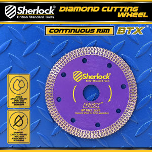 Super Thin 1.2 mm Diamond Wheel 4" Sherlock Mata Potong Keramik BTX®
