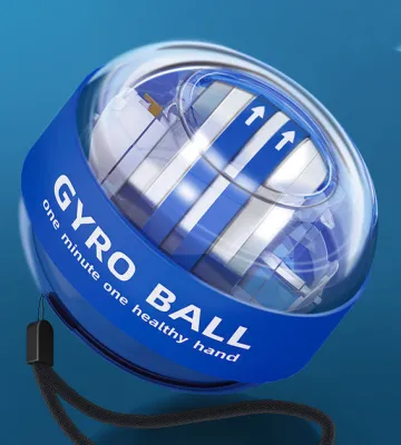 🇸🇬 [READY STOCK] Wrist Trainer Ball Auto-Start Wrist Strengthener Gyroscopic Forearm Exerciser Gyro Ball for Strengthen Arms Fingers Wrist Bones and Muscles