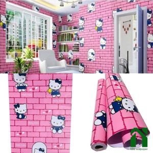 home 10Mx45cm pvc Self adhesive Waterproof Wallpaper Fabric Safty Home Decor Wallcovering For Living Room Bedroom Background Wall Stickers
