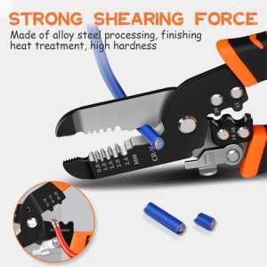 FLASH SALE.! TANG POTONG KUPAS KABEL 3IN1 8INCH MINI CRIMPING TOOLS UYE