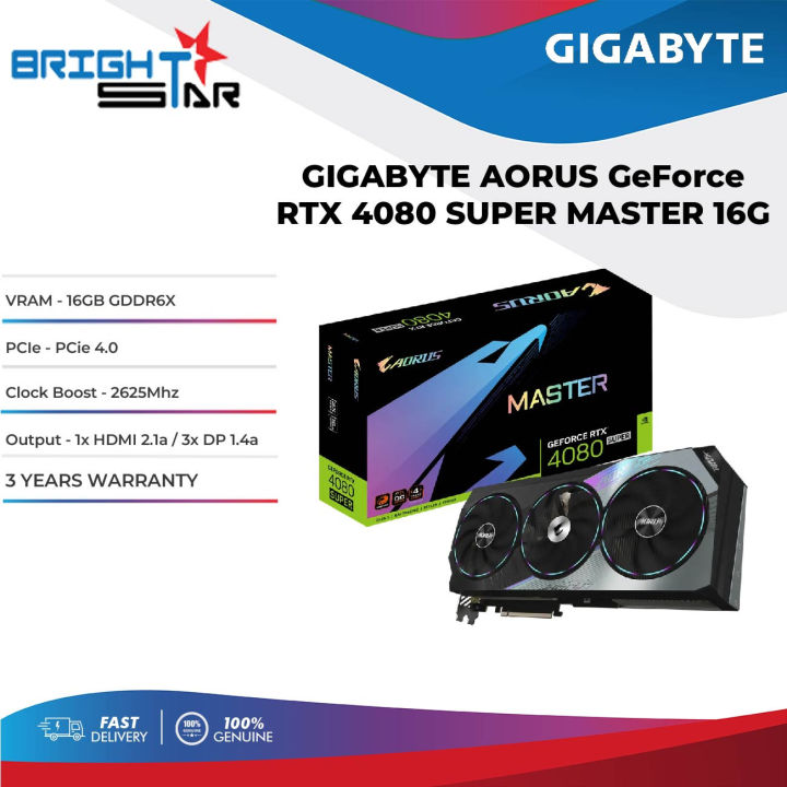 AORUS GeForce RTX 4080 本体 : GIGABYTE AORUS GeForce RTX 4080 Master 16G Graphics