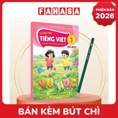 Sách Giáo Khoa Vở Bài Tập Tiếng Việt 1 - Tập 1 (Tích Hợp Phát Triển Năng Lực Số) (Phiên Bản 2026) - Kèm Bút Chì