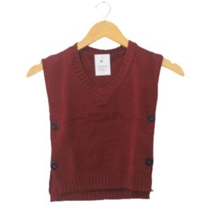 Vest Anak Perempuan Rompi Andin Kacing / Atasan Anak Perempuan Rompi / Vest Rajut Anak Cewek Terbaru