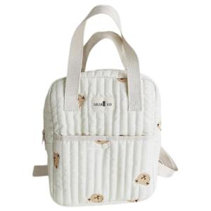 Fashionable Baby Nappy Bag Storage Handbag Organiser with Large Main Pocket and Strollers Straps for Daily Convenience