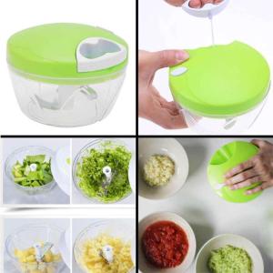 Convenient Kitchen Tool Vegetable Chopper Cutter Processor Chopper Garlic Cutter Vegetable Fruit Twist Shredder Manual Meat Grinder Gadget