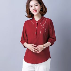 LH.Monday เสื้อยืดคอจีน🥰 สุดเก๋ใส่แล้วสดใสราศี✨สุดปังต้องรีบหามาใส่แล้วสดใสร้อนแรงพอๆกับแดดเมืองไทยต้องมีครอบครองแล้ว✨