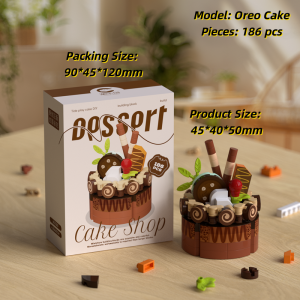 {SG Local} DIY Building Blocks Dessert Handmade Cake Series Gift For Birthday Festival & Childrens Day