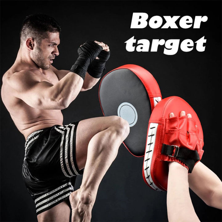 เป้าซ้อมมวย เป้าชกมวย เป้าล่อเตะ เป้าเทควันโด Boxing Gloves Pad เป้าล่อหนัง PU อุปกรณ์ฝึกซ้อมมวย เป้าซ้อมเตะมวย (ราคาต่อ 1 ข้าง ) SP37