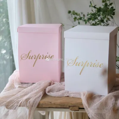 Surprise Box Mystery Explosion Gift Box Kotak Set Hadiah Birthday Buat Valentines Day Flower Anniversary Bubble Balloon