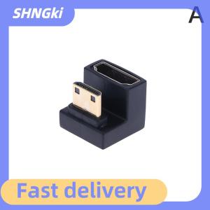 🔥Local delivery🔥 360 Degree Angled U-shaped L Converter Mini HD Male to HDMI Adapter HD Connector