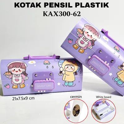 SOS Kotak Pensil Plastik Kode KAX300/Tempat Pensil/Tepak/Pensil Case