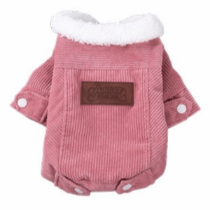 LUMIQLO Windproof Dog Warm Clothes Winter Plush Lining Dog Vest Coat Fashion Cute Dog Bodysuit for Small Medium Dog
