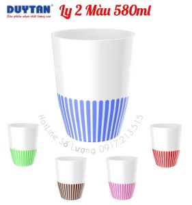 Ly Uống Nước Cốc Uống Nước 2 Màu sọc - Nhựa Duy Tân