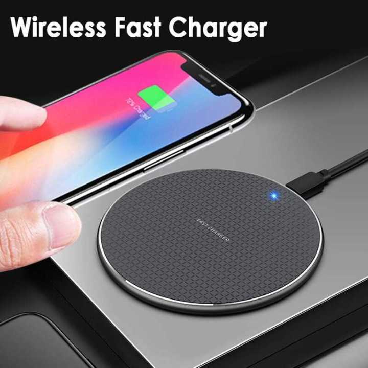 Wireless Charger Universal Fast Charging Pad Station Base 10W Hp