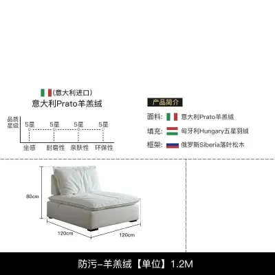 [CozyNest ]Modern Modular Boucle Sofa Living Room Sofas Fabric Sofa 2 Seater 3 Seater 4 Seater Sofa Small family Sofa