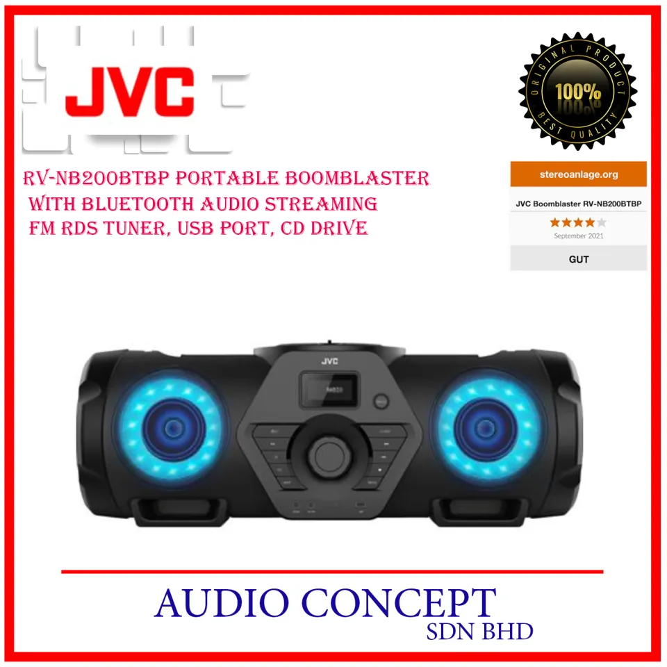 JVC RV-NB200BTBP Portable BoomBlaster with Bluetooth audio - Main Image