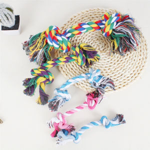 Dog Dogs Rope Chew Toy All Stages Adult Puppy Durable Interactive Tug Play Bite Pet Accessories
