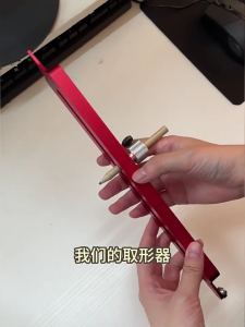 Chính xác hồ sơ dụng cụ đánh dấu hồ sơ scribing Cai Trị với bút chì chế biến gỗ cạnh góc Đo hồ sơ duplicator