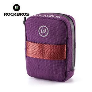 ROCKBROS Bicycle Tail bag Lightweight Secure Colorful Fashion Convenient Saddle Bag High Adaptability Silk Zipper MTB Road Bike Cycling Equipment