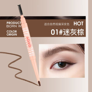 QXQY Blade Edge Mist 3D Eyebrow Pencil for Beginners Highly Pigmented Natural Look Waterproof Long-lasting Sweat-proof Easy to Use Sweat-proof Makeup
