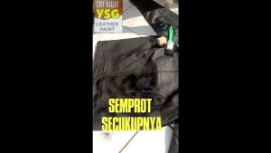 CAT KULIT ASLI WARNA HITAM ISI 100MLCAT UNTUK SEMUA BAHAN KULITCAT JAKET KULITCAT TAS KULITCAT SEPATU KULIT DLL