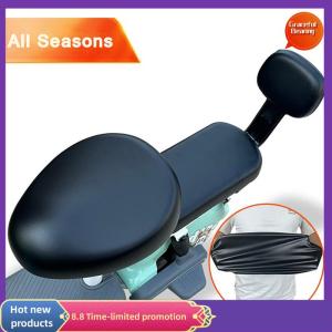 Graceful PU Electric Bicycle Seat Cover Battery Car Bicycle Universal Seat Cover Sun Protection Breathable Soft And Comfortable