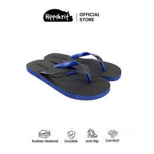Hippokrit Sandal Jepit Pria Rubber Dewasa Anti Slip - ULTRA BOLD / Navy