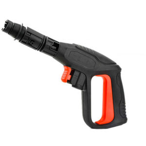 ปืนฉีดน้ำแรงดันสูง (แบบสั้น) พร้อมหัวฉีดปรับแรงดันน้ำ 3 ระดับ ปืนฉีดน้ำ เครื่องฉีดน้ำแรงดันสูง ปืนฉีดน้ำแบบล๊อคสายสวมเร็ว ปืนทริกเกอร์จับขนาดเล็กพร้อมหัวฉีดเทอร์โบหัวฉีดตัวแปรและชุดไม้กายสิทธิ์สั้น ปืนน้ำอเนกประสงค์ เครืองฉีดนำ้แรงดันสูง ปืนฉีดน้ำล้างรถ