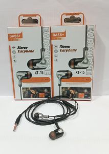 Handsfree + Mic XT-15 Stereo Earphone Headset Sound Bass In-ear Quality