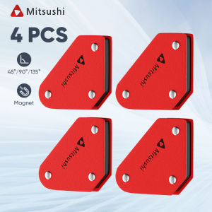 Mitsushi Mini Magnetic Steel Welding Holder 4pcs Magnetic Holder Metal Arrow Shape for Multiple Angle