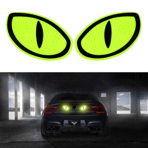 2Pcs Car Sticker Car Reflective Warning Tape Sticker Reflective Strips Protective Car Door Bumper Sticker Accessories