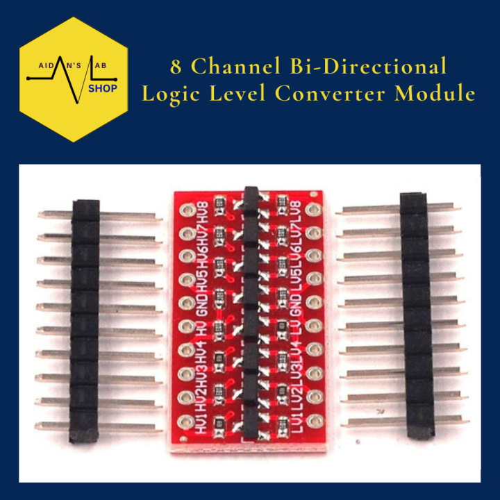 8 Channel Bi-Directional Logic Level Converter Module | Aidans Lab