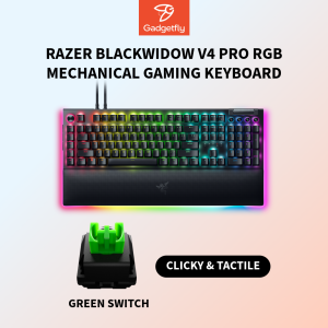 Razer BlackWidow V4 Pro - Mechanical Gaming Keyboard with Razer Chroma™ RGB  - Wired
