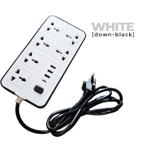 Malaysia 3 Pin Plug Power Strip Extension With 6 Sockets 3 USB Type-C Ports Charging Plug Heavy Duty Power Strips Surge