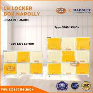 LB LOCKER BOX - Meja TV / Almari Plastik / Loker / Lemari Jumbo