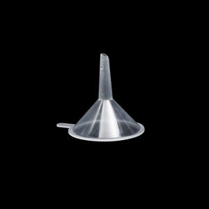 ILOVEDIY ที่จ่ายของเหลวขนาดเส้นผ่านศูนย์กลางโปร่งใสขนาดเล็กกรวยพลาสติกหัวจ่ายน้ำหอม