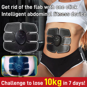 Smart Ab Muscle Trainer Abs Patch Fitness Ab Belt Abdominal Fitness Instrument USB Charging Home Office Lazy Exercise