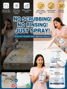 No-Rinse Mattress Cleaning Spray 家用清洁剂/免拆免晒/免洗/家居清洁护理/家用/床垫清洁家居