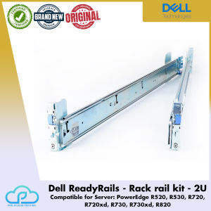 Dell ReadyRails - Rack rail kit - 2U - for PowerEdge R520 R530 R720 R720xd R730 R730xd R820