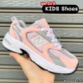 รุ่นNB 530 (Sz.30-36EU) แนะนำเผื่อ 1 ไซส์ สีขาวกกรมท่า เหมาะสำหรับเด็ก ใส่สบาย นุ่มเท้า V67D01. 
