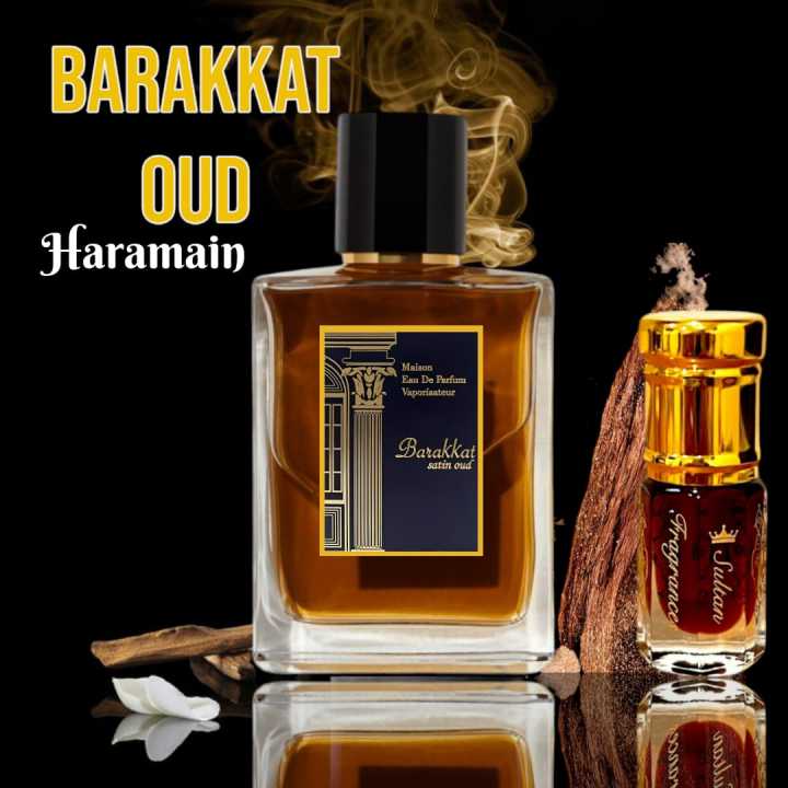 Barakkat Oud Natural Spray Parfum Elegan Tahan Lama dengan Aroma