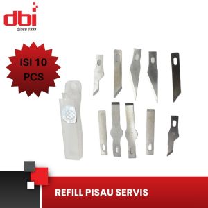Refill Knife Art Pen Cutter Pisau Hobby CELLKIT - 5 Tipe 0104111617 (Isi 10pcs)