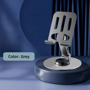 360 ° Adjustable Phone Holder Desktop Support Bracket For Mobile Phone Tablet iPad Portable and Stable Folding Metal Phone Stand