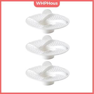 WHPHous Bathtub Drain Hair Catcher Tub Hair Catcher Drain Protector Strainer Shower Hair Drain Catcher Strainer 3PCS