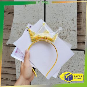 FH-C900 Bando Anak Bentuk Telinga Kucing / Bando Mahkota Aksesoris Rambut Anak Gaya Korea Bandana