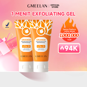 GMEELAN 2PCS Orange Exfoliating Gel 50g Pengelupasan kulit Peeling Eksfoliasi Wajah [gmeelan skincare]