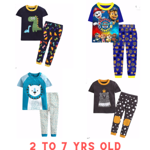 Premium Quality Kids Pajama Terno Set: Soft, Comfortable & Breathable
